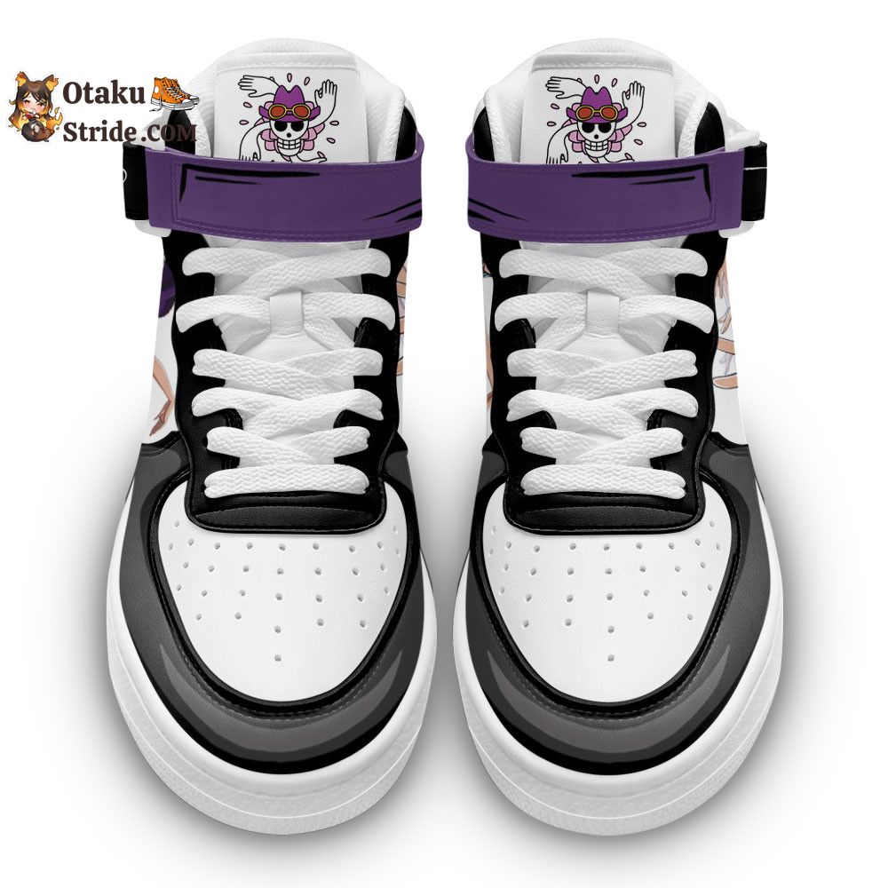 Custom Anime Shoes – Nico Robin Sneakers Air Mid One Piece Design