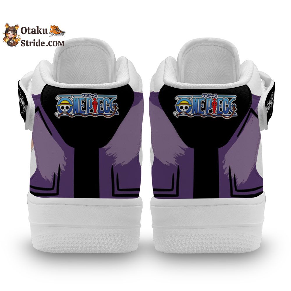 Custom Anime Shoes – Nico Robin Sneakers Air Mid One Piece Design