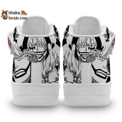 Custom Anime Shoes – One Piece Rosinante Sneakers Air Mid Mix Manga Design