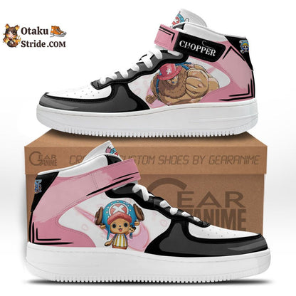 Custom Anime Shoes – Tony Tony Chopper Sneakers Air Mid One Piece Design