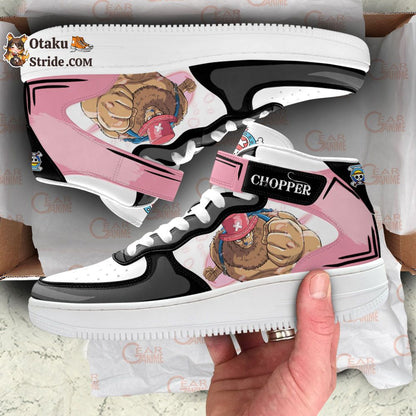 Custom Anime Shoes – Tony Tony Chopper Sneakers Air Mid One Piece Design