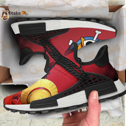 Custom Anime Shoes featuring Monkey D Luffy from One Piece – Unique Footwear for Fans