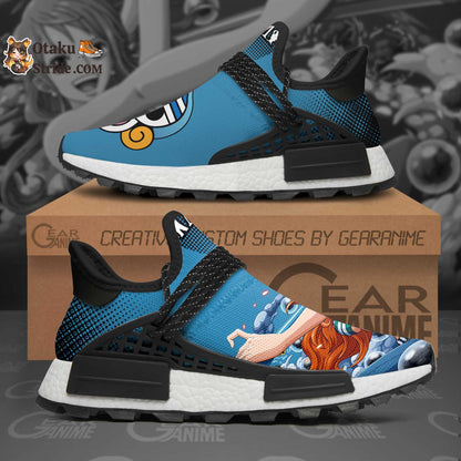 Custom Anime Shoes featuring Nami from One Piece