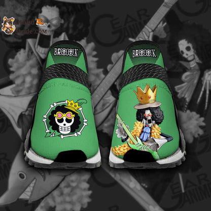 Custom Anime Shoes featuring Soul King Brook from One Piece