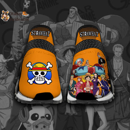 Custom Anime Shoes featuring Straw Hat Pirates from One Piece – TT11