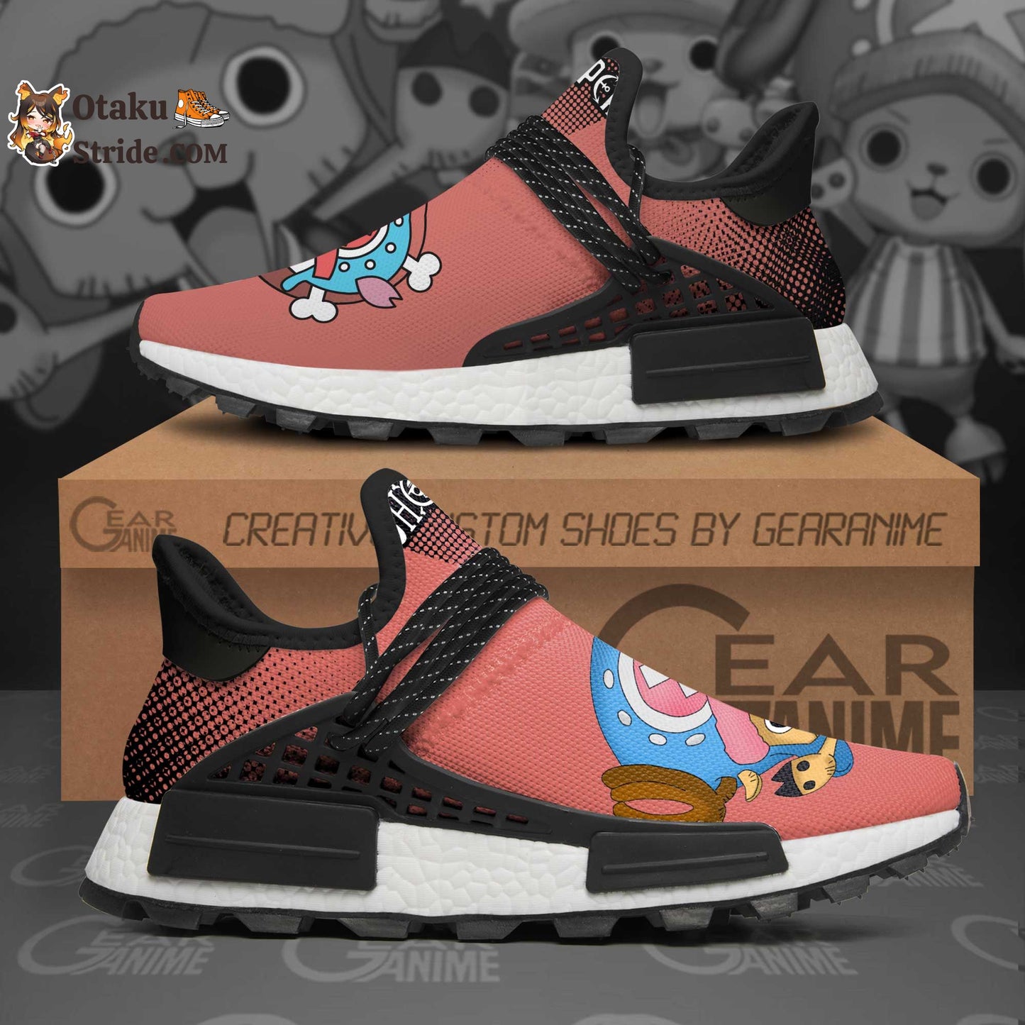 Custom Anime Shoes Featuring Tony Tony Chopper from One Piece – TT11 Design