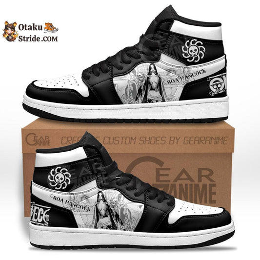 Custom Anime Sneakers – Boa Hancock One Piece Manga Style Shoes