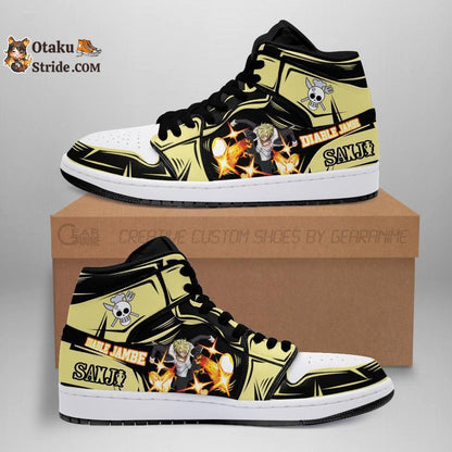 Custom Anime Sneakers – Vinsmoke Sanji Diable Jambe One Piece Shoes