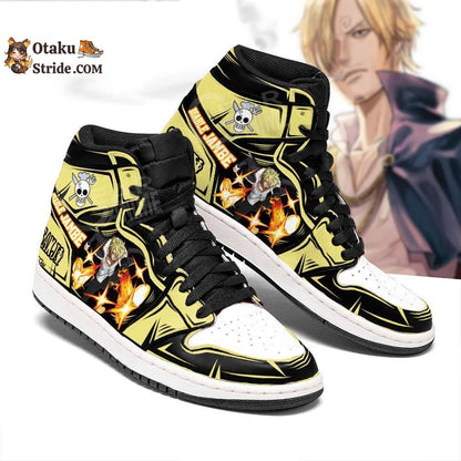 Custom Anime Sneakers – Vinsmoke Sanji Diable Jambe One Piece Shoes