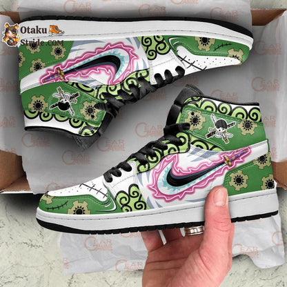 Custom Anime Sneakers – Zoro Enma Haki Wano Arc One Piece Shoes