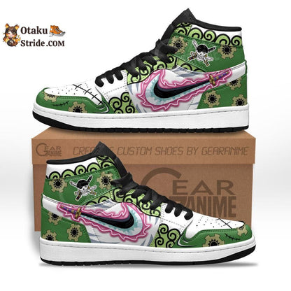 Custom Anime Sneakers – Zoro Enma Haki Wano Arc One Piece Shoes