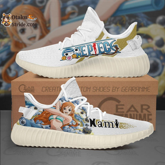 Custom Anime Sneakers Featuring Nami from One Piece for Fans