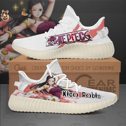 Custom Anime Sneakers Featuring Nico Robin from One Piece