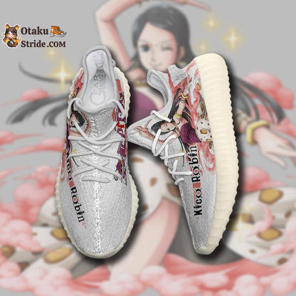 Custom Anime Sneakers Featuring Nico Robin from One Piece