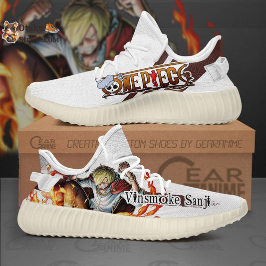 Custom Anime Sneakers Featuring Vinsmoke Sanji from One Piece – Unique Footwear for Fans