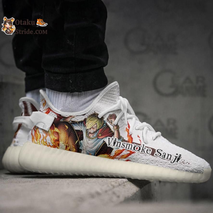 Custom Anime Sneakers Featuring Vinsmoke Sanji from One Piece – Unique Footwear for Fans