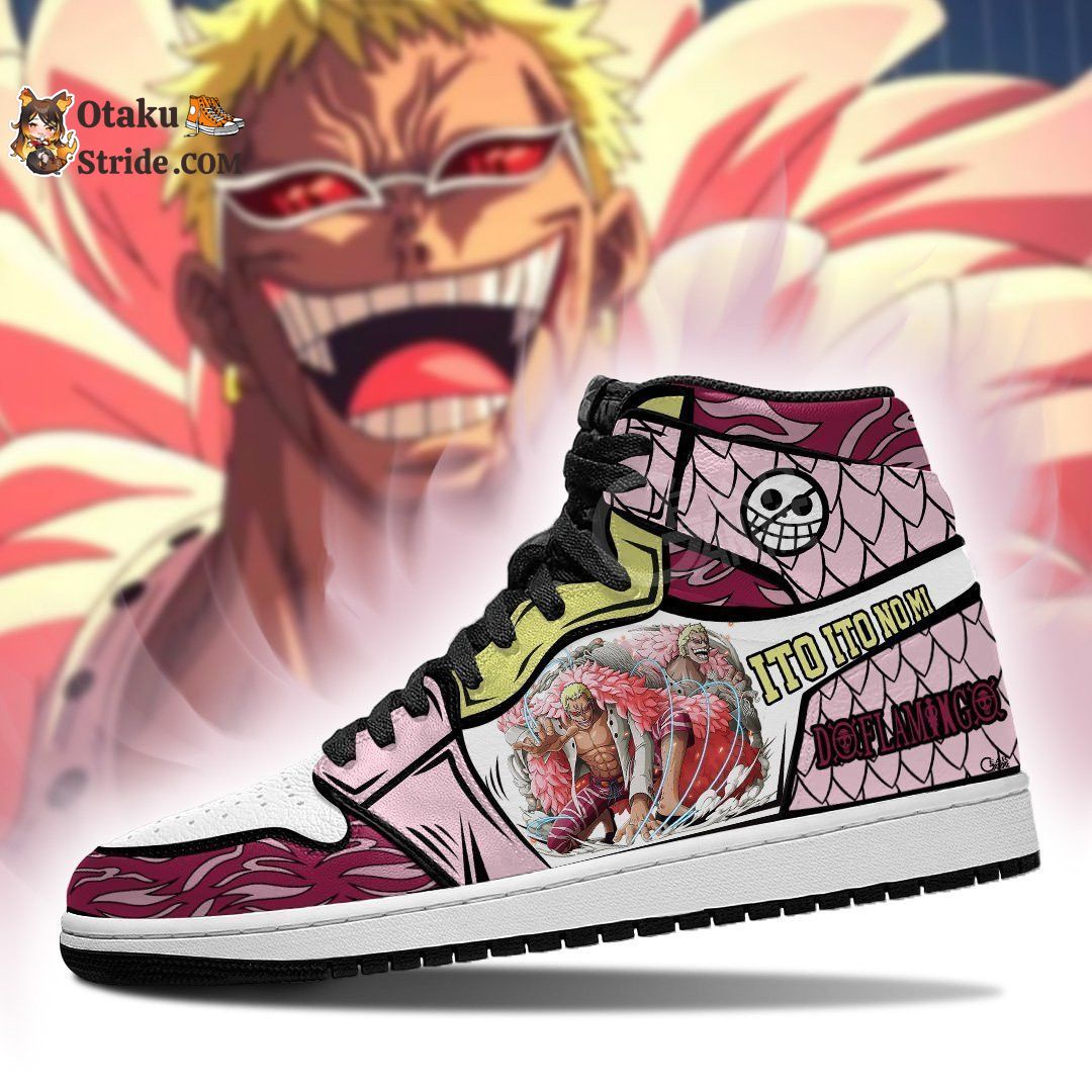 Custom Donquixote Doflamingo Anime Sneakers – One Piece Shoes