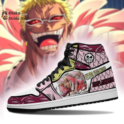 Custom Donquixote Doflamingo Anime Sneakers – One Piece Shoes