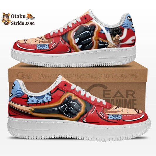 Custom Luffy Armament Haki Air Sneakers – One Piece Anime Shoes