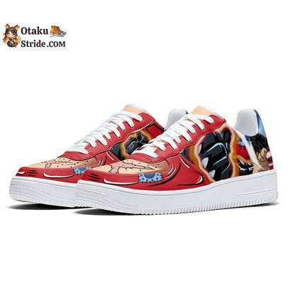 Custom Luffy Armament Haki Air Sneakers – One Piece Anime Shoes