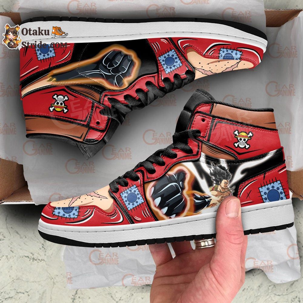 Custom Luffy Armament Haki Sneakers – OP Anime Shoes