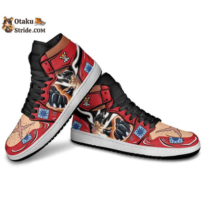 Custom Luffy Armament Haki Sneakers – OP Anime Shoes