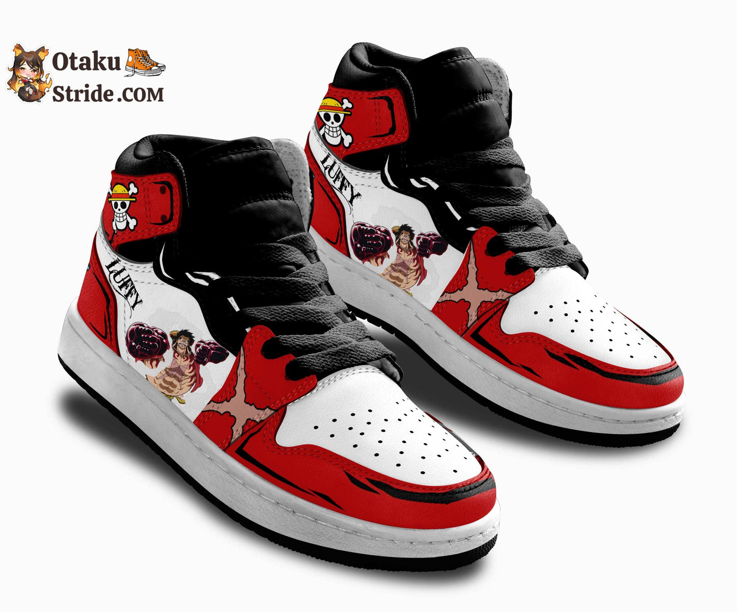 Custom Luffy Gear 4 Anime Sneakers – One Piece Shoes