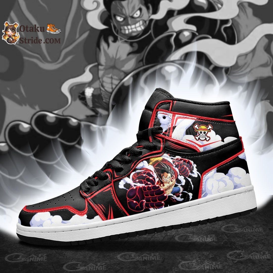 Custom Luffy Gear 4 Snakeman Anime Sneakers – One Piece Shoes