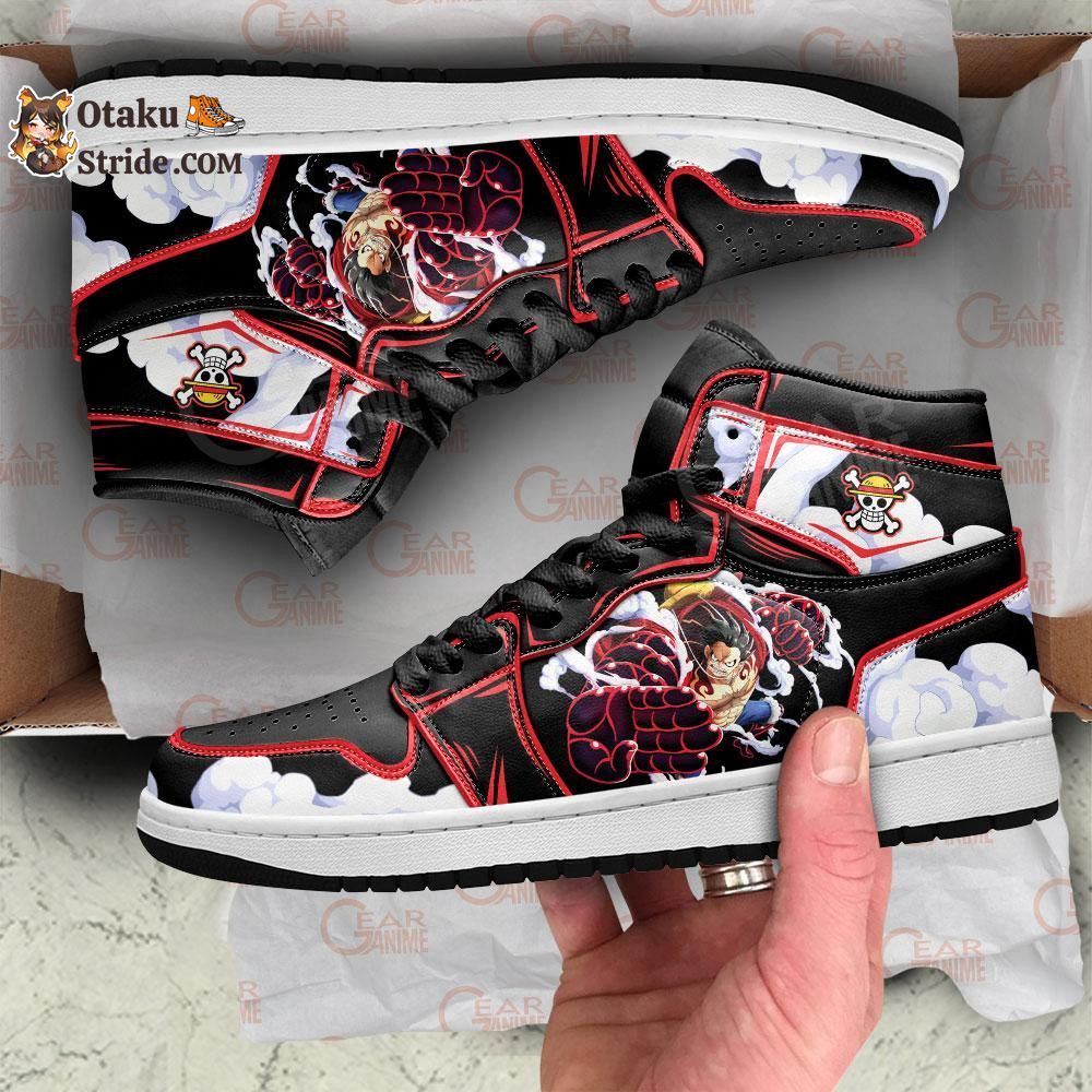 Custom Luffy Gear 4 Snakeman Anime Sneakers – One Piece Shoes