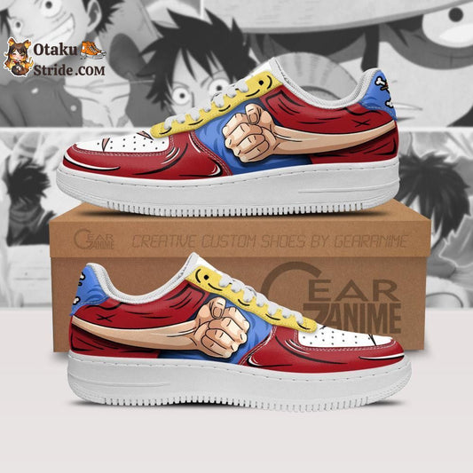 Custom Luffy Gomu Gomu Air Sneakers – Anime One Piece Shoes