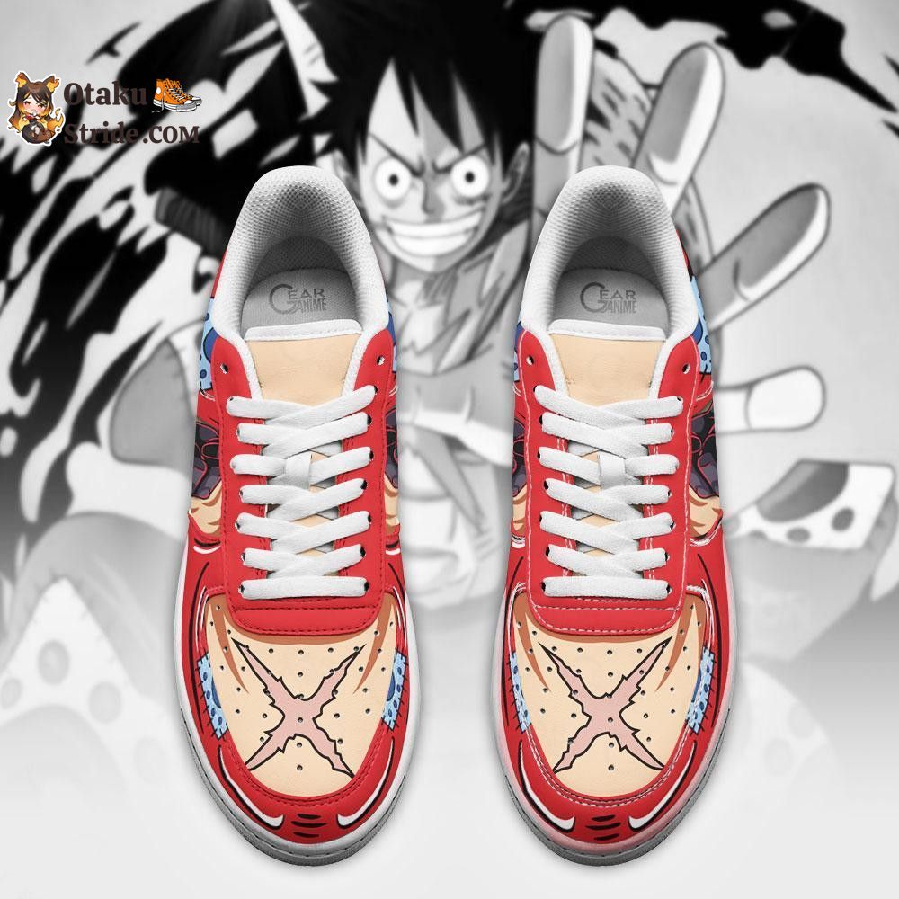 Custom Luffy Haiki Air Sneakers – Wano Arc One Piece Anime Shoes