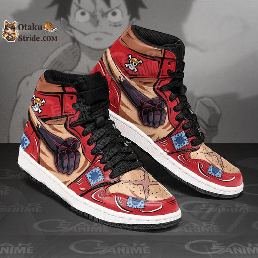 Custom Luffy Haki Sneakers – Wano Arc One Piece Anime Shoes
