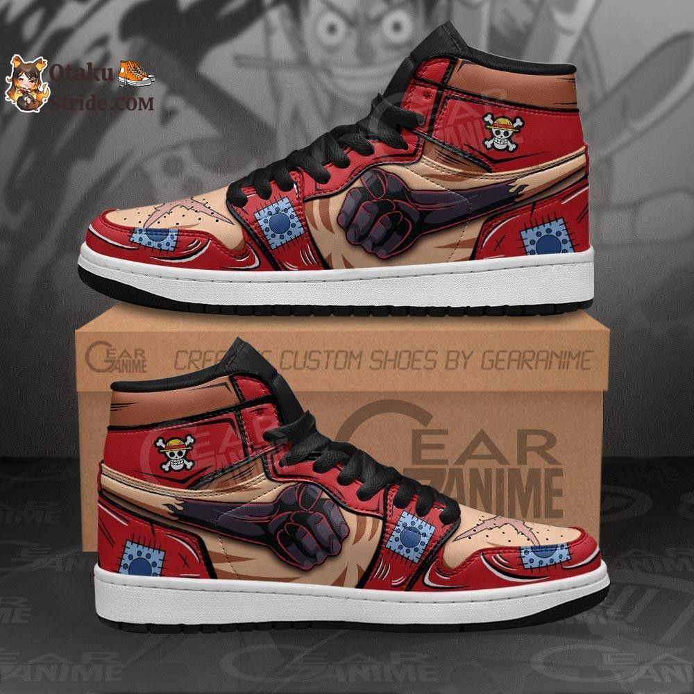 Custom Luffy Haki Sneakers – Wano Arc One Piece Anime Shoes