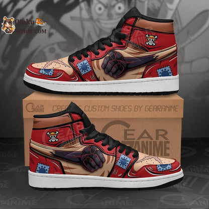 Custom Luffy Haki Sneakers – Wano Arc One Piece Anime Shoes