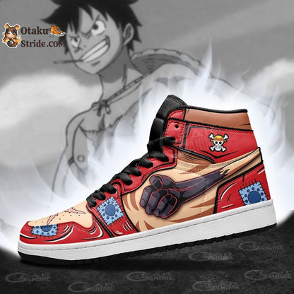 Custom Luffy Haki Sneakers – Wano Arc One Piece Anime Shoes