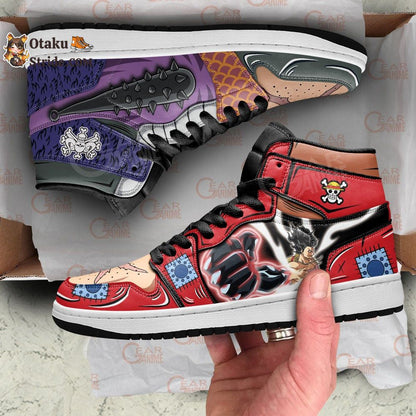 Custom Luffy vs Kaido Anime Sneakers – One Piece Shoes for Fans