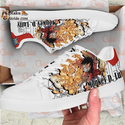 Custom Monkey D Luffy Anime Skate Sneakers – One Piece Shoes