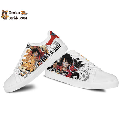 Custom Monkey D Luffy Anime Skate Sneakers – One Piece Shoes