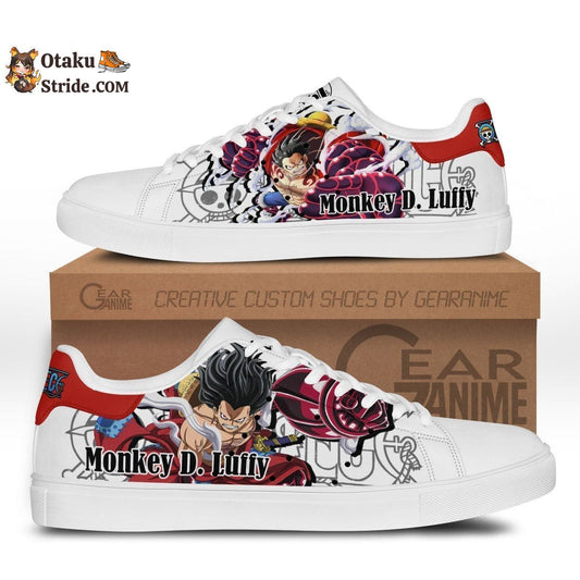 Custom Monkey D Luffy Anime Skate Sneakers – One Piece Shoes Gift Idea