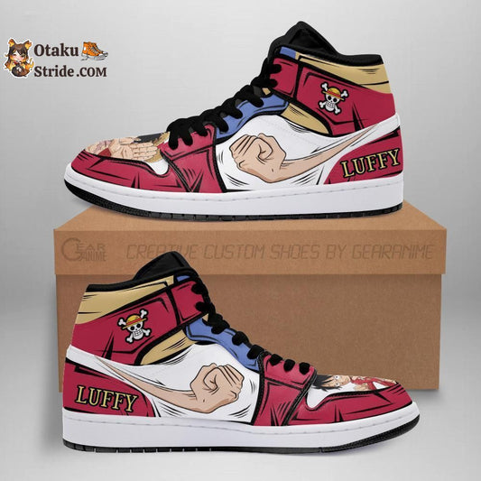 Custom Monkey D Luffy Anime Sneakers – Gomu Gomu One Piece Shoes