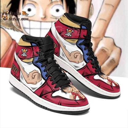 Custom Monkey D Luffy Anime Sneakers – Gomu Gomu One Piece Shoes