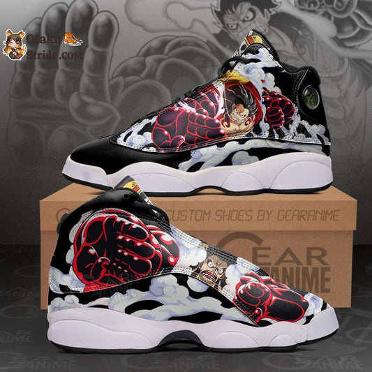 Custom Monkey D Luffy Gear 4 Anime Sneakers – One Piece Shoes