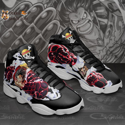 Custom Monkey D Luffy Gear 4 Anime Sneakers – One Piece Shoes