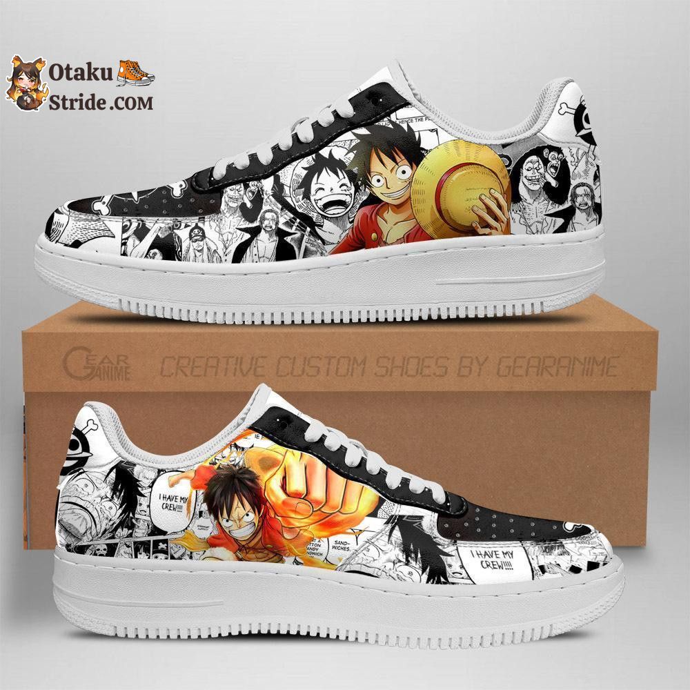 Custom One Piece Anime Air Sneakers – Manga Mixed Shoes for True Fans