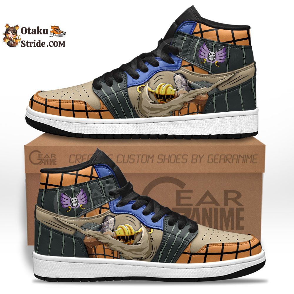 Custom One Piece Anime Crocodile Sneakers – Unique Anime Shoes For Collectors