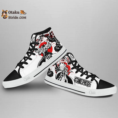 Custom One Piece Anime High Top Shoes – Mr 2 Bentham Sneakers Japan Style