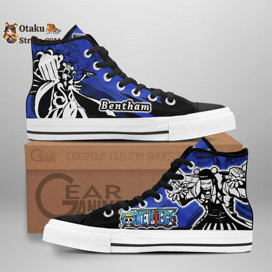 Custom One Piece Anime High Top Sneakers – Bentham Manga Mix Footwear