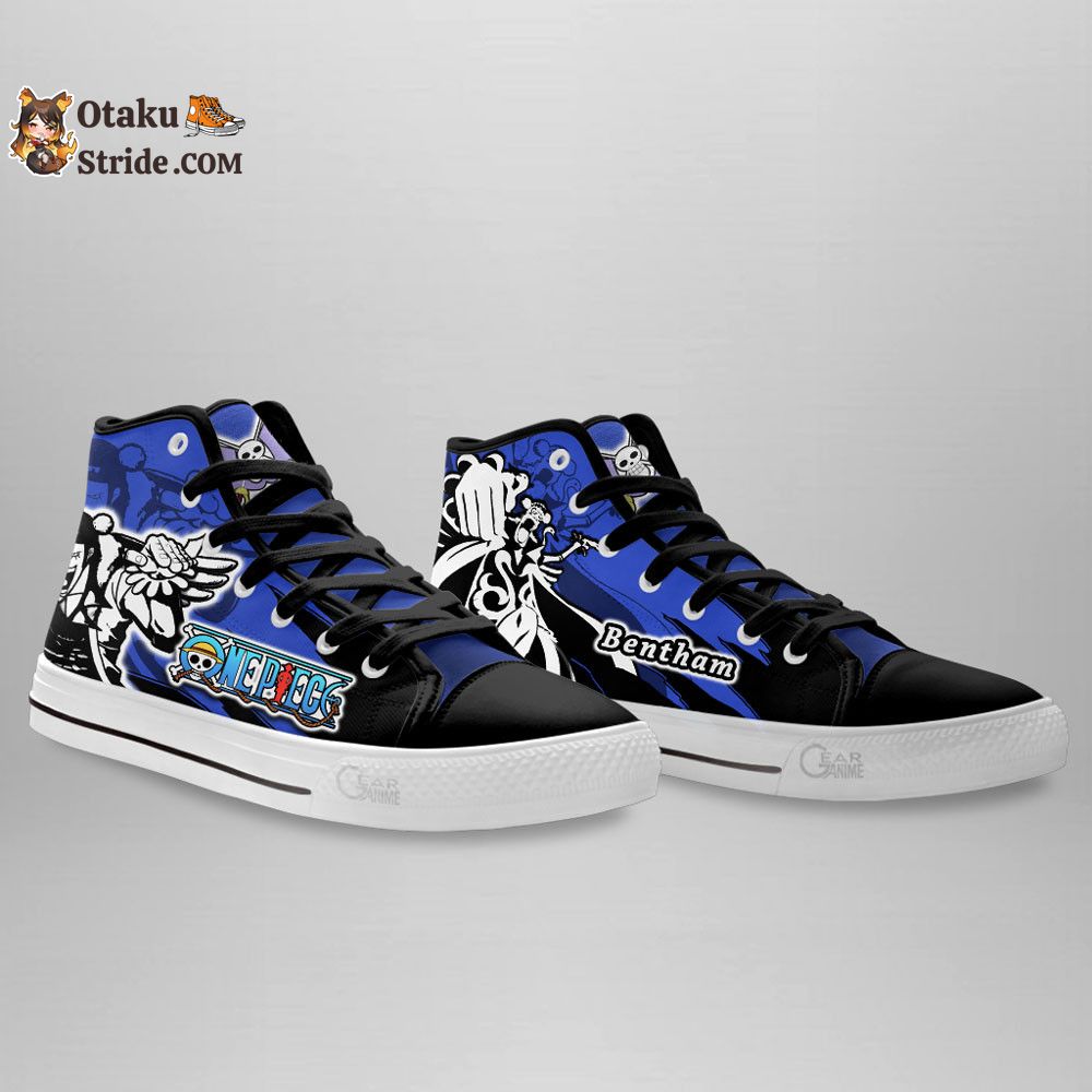 Custom One Piece Anime High Top Sneakers – Bentham Manga Mix Footwear