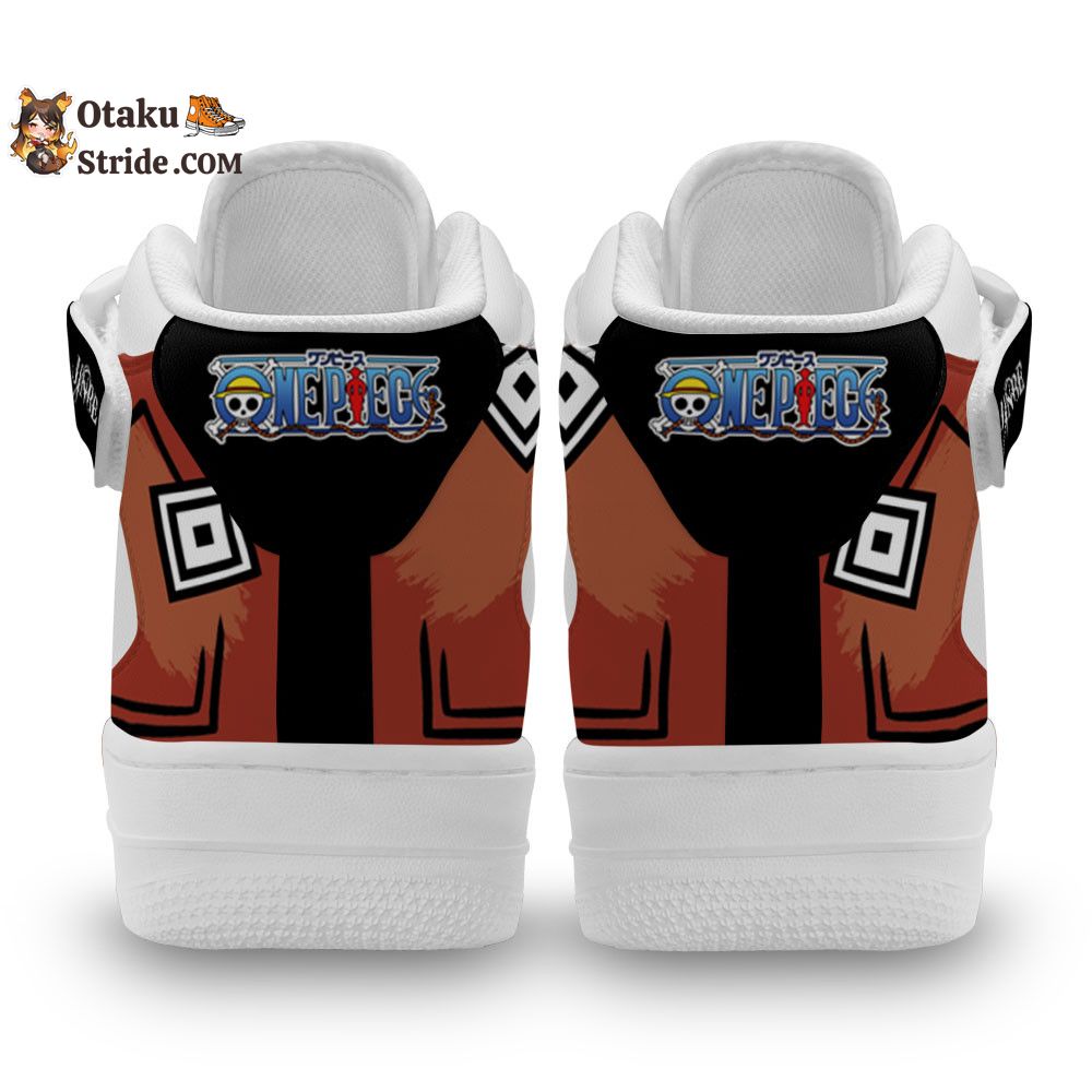 Custom One Piece Anime Jinbe Sneakers Air Mid – Unique Anime Footwear for Fans