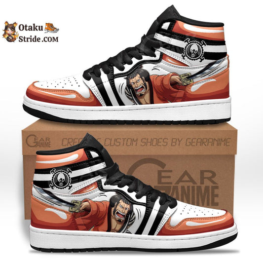 Custom One Piece Anime Kinemon Sneakers – Unique Gifts for Anime Fans